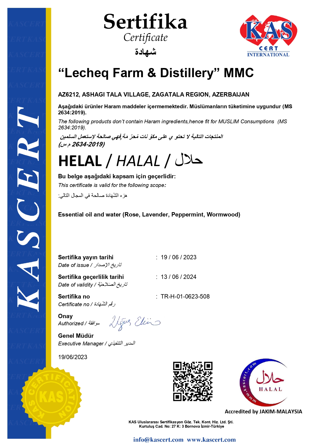 Halal Certificate